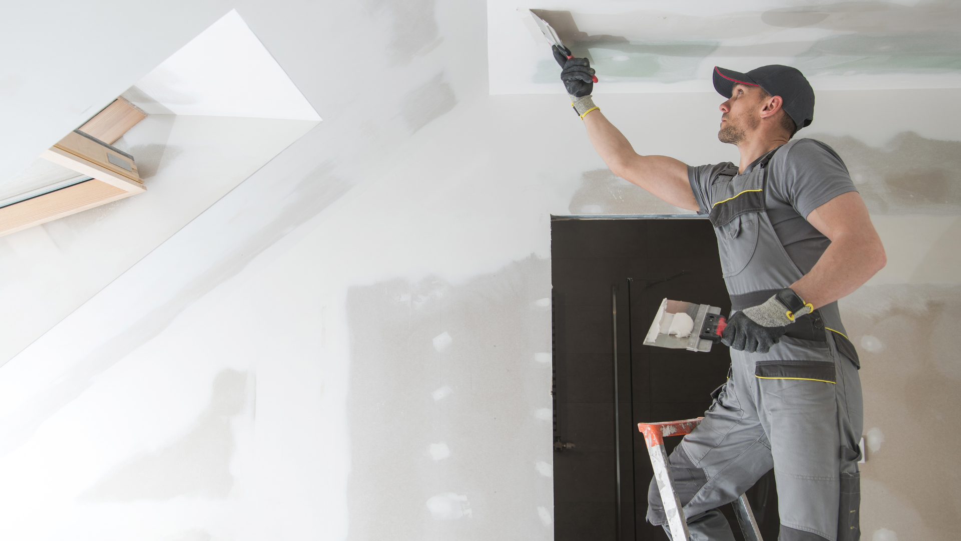 Ceiling Drywall & Repairs by Herald Construction in Brimfield, OH