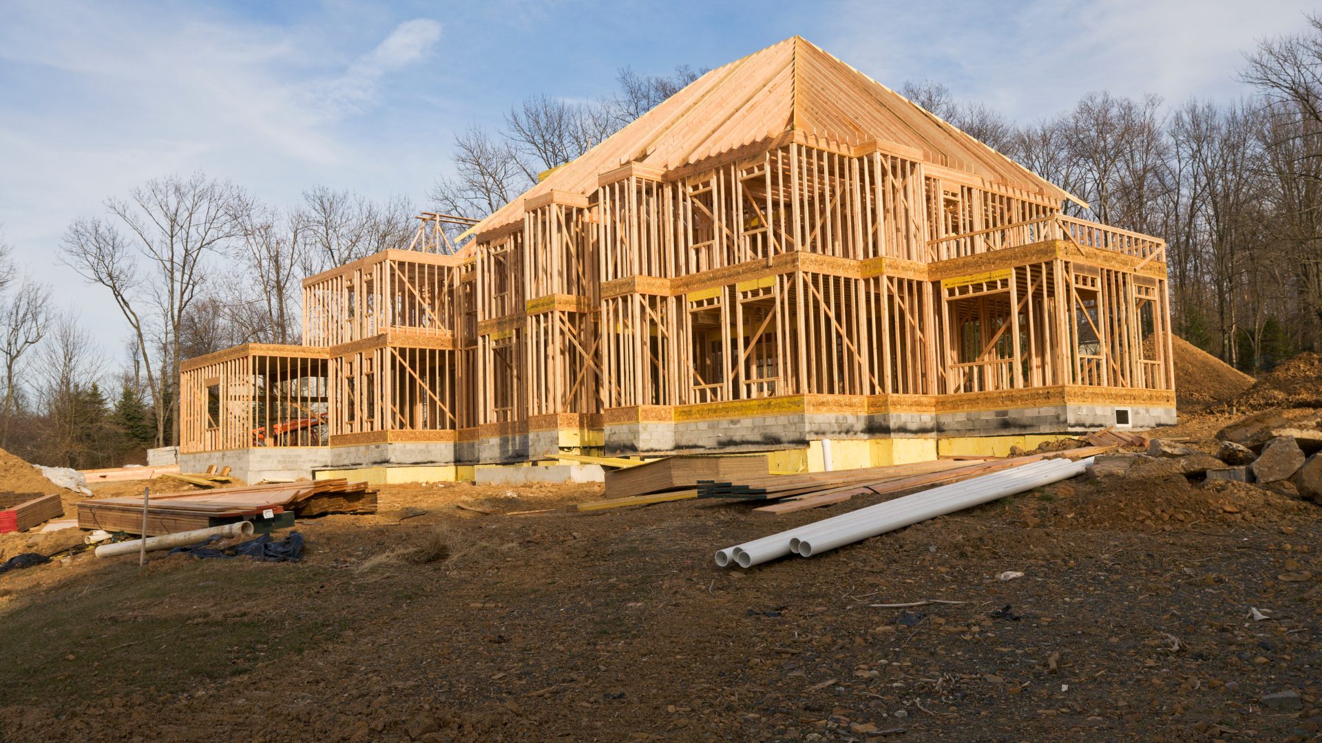 New Construction Framing by Herald Construction in Brimfield, OH