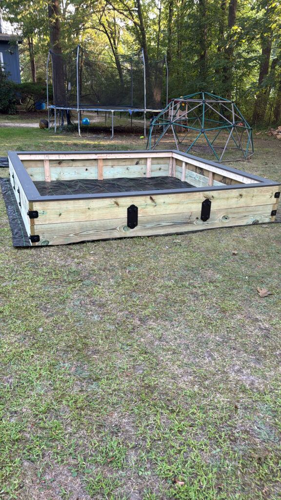 Upgrade Your Backyard with a Sandbox That Lasts work completed by Herald Construction